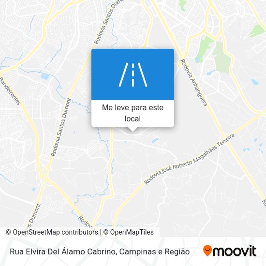 Rua Elvira Del Álamo Cabrino mapa