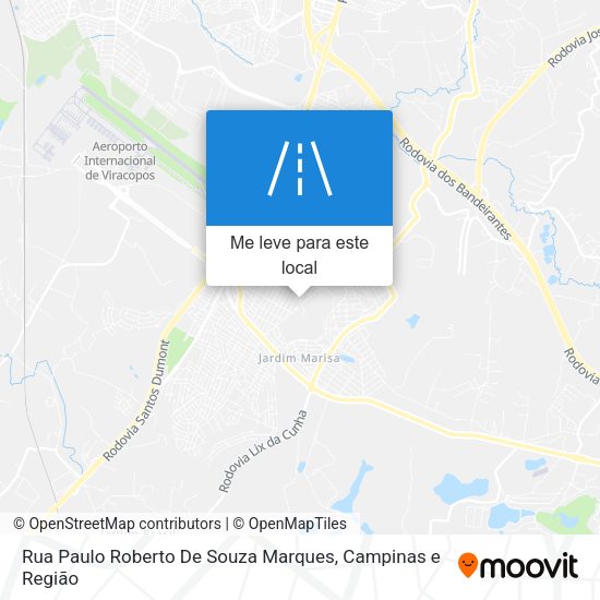 Rua Paulo Roberto De Souza Marques mapa