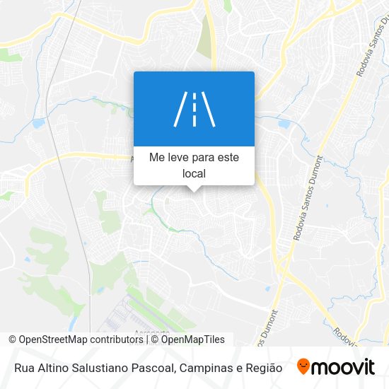 Rua Altino Salustiano Pascoal mapa