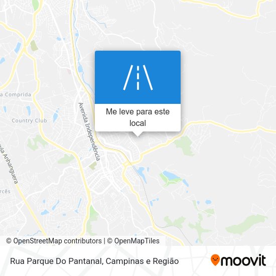 Rua Parque Do Pantanal mapa