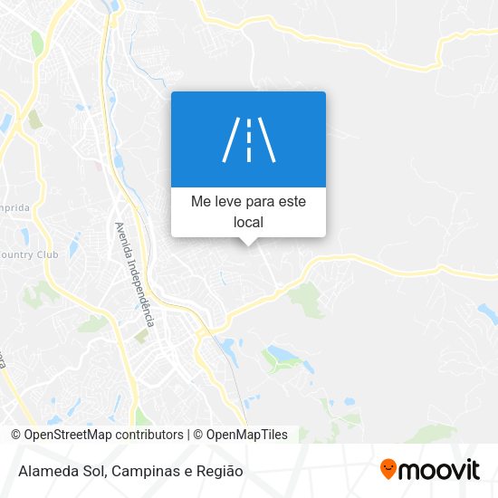 Alameda Sol mapa