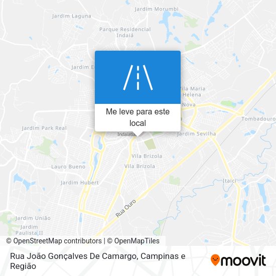 Rua João Gonçalves De Camargo mapa