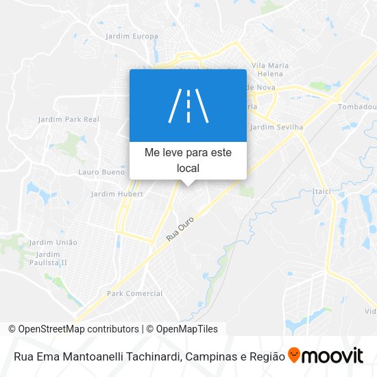 Rua Ema Mantoanelli Tachinardi mapa