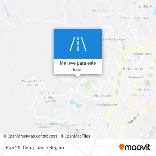 Rua 29 mapa