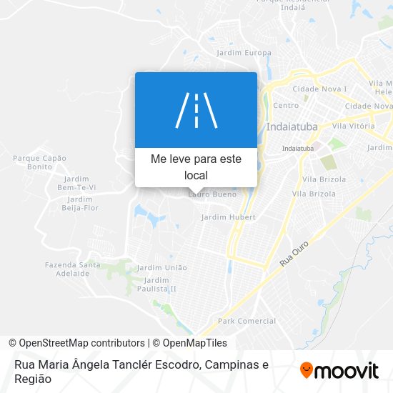 Rua Maria Ângela Tanclér Escodro mapa