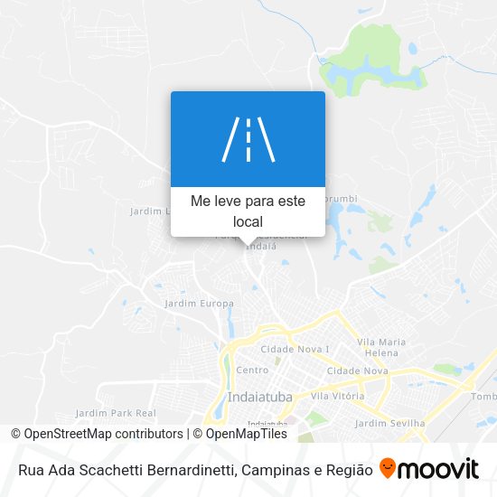 Rua Ada Scachetti Bernardinetti mapa