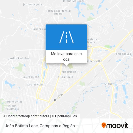 João Batista Lane mapa