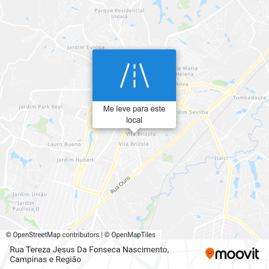 Rua Tereza Jesus Da Fonseca Nascimento mapa