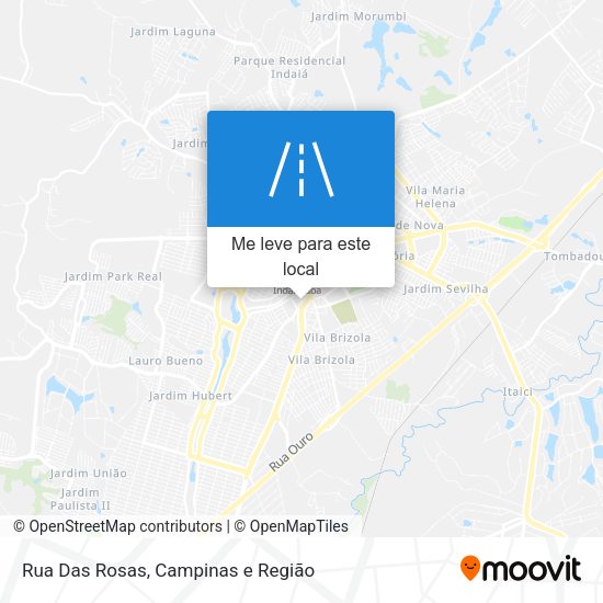 Rua Das Rosas mapa