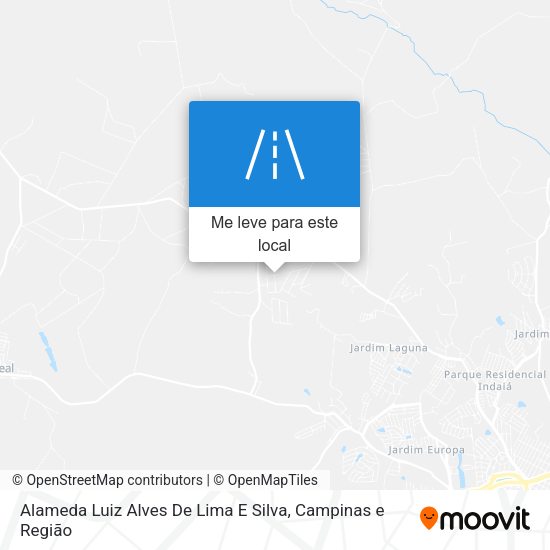 Alameda Luiz Alves De Lima E Silva mapa