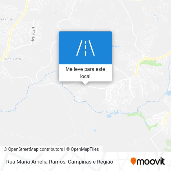Rua Maria Amélia Ramos mapa