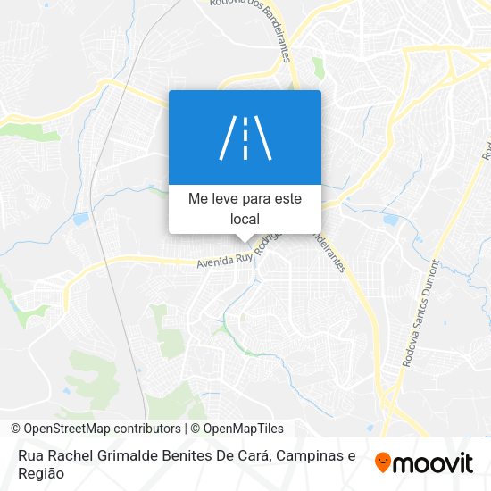 Rua Rachel Grimalde Benites De Cará mapa