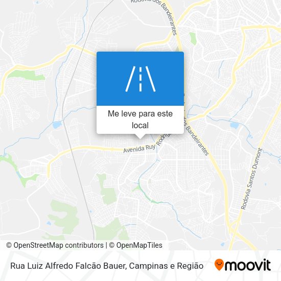 Rua Luiz Alfredo Falcão Bauer mapa
