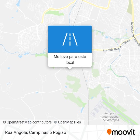 Rua Angola mapa