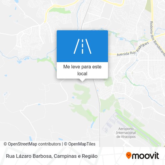 Rua Lázaro Barbosa mapa