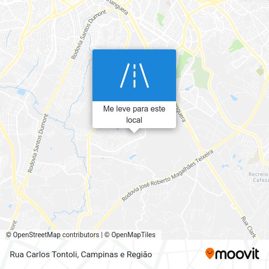 Rua Carlos Tontoli mapa