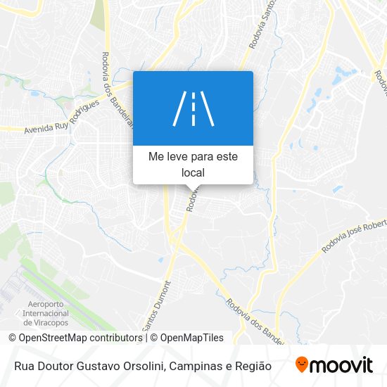 Rua Doutor Gustavo Orsolini mapa