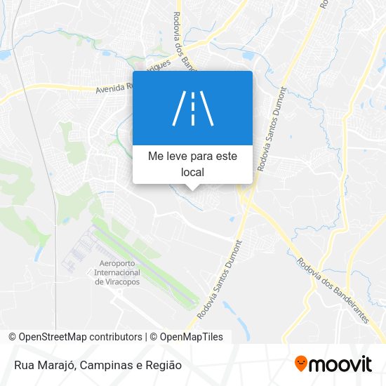 Rua Marajó mapa