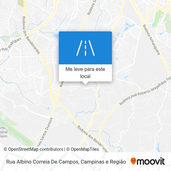 Rua Albino Correia De Campos mapa