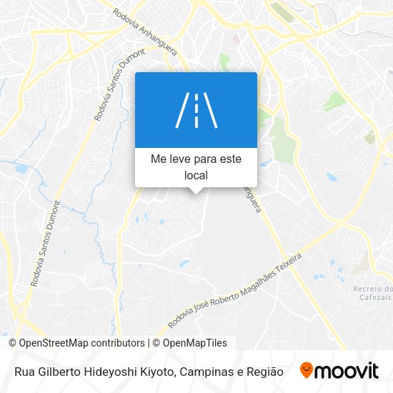 Rua Gilberto Hideyoshi Kiyoto mapa