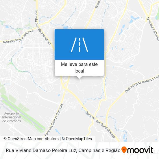 Rua Viviane Damaso Pereira Luz mapa