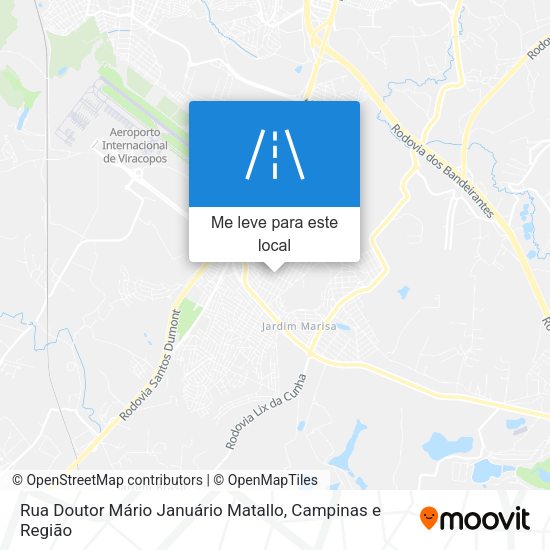 Rua Doutor Mário Januário Matallo mapa