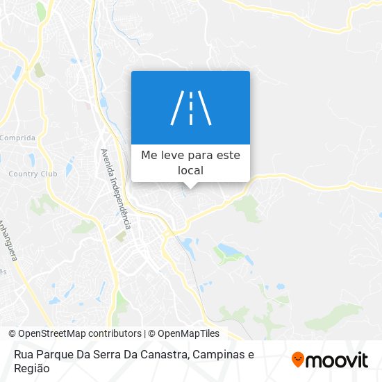 Rua Parque Da Serra Da Canastra mapa
