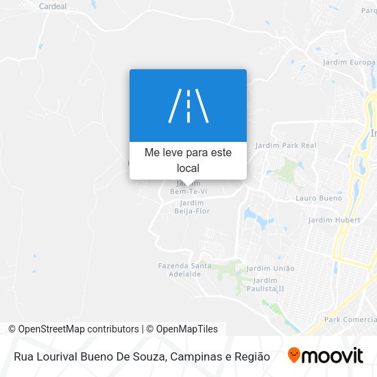 Rua Lourival Bueno De Souza mapa