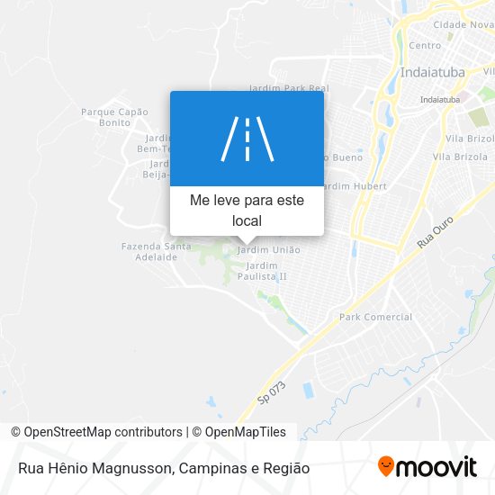 Rua Hênio Magnusson mapa