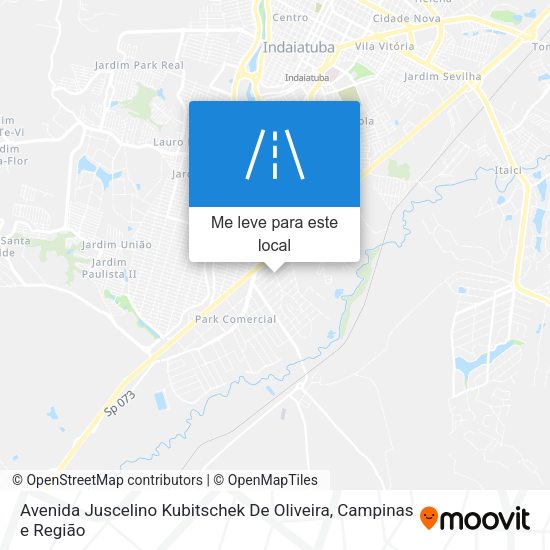 Avenida Juscelino Kubitschek De Oliveira mapa