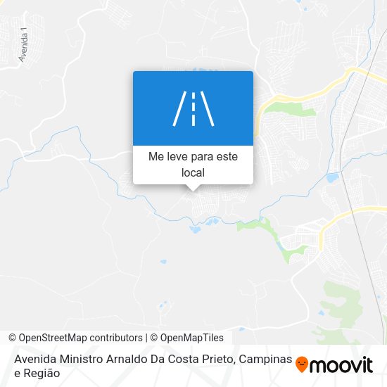 Avenida Ministro Arnaldo Da Costa Prieto mapa