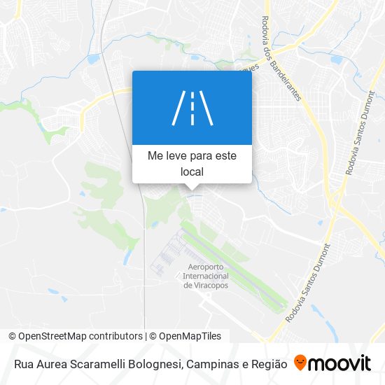 Rua Aurea Scaramelli Bolognesi mapa