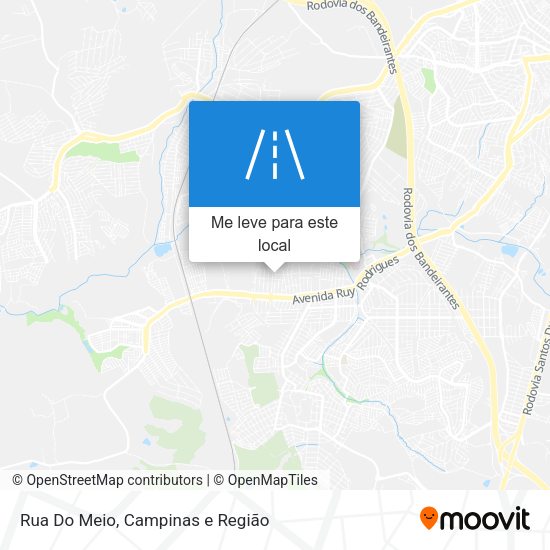 Rua Do Meio mapa