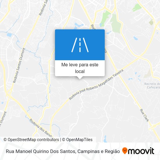 Rua Manoel Quirino Dos Santos mapa