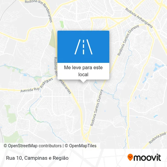 Rua 10 mapa