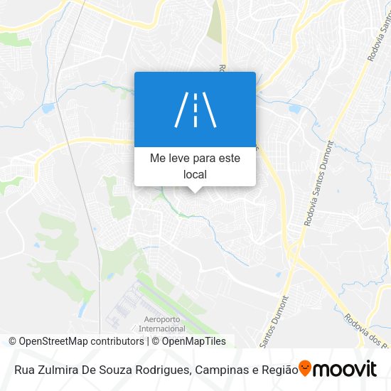 Rua Zulmira De Souza Rodrigues mapa