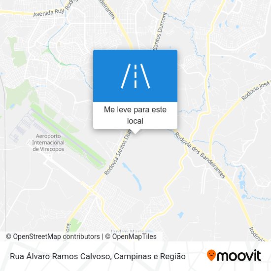 Rua Álvaro Ramos Calvoso mapa
