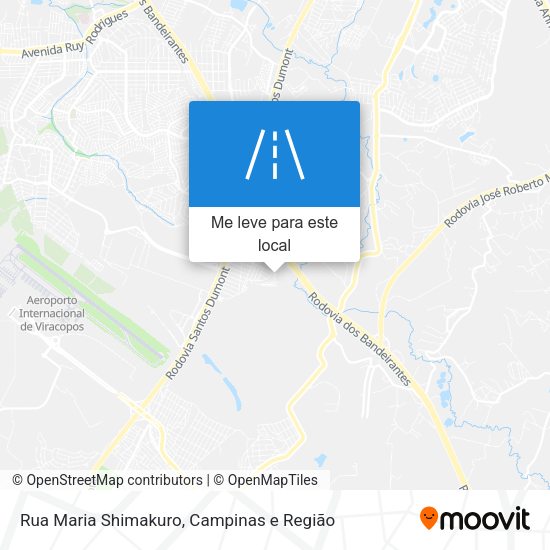 Rua Maria Shimakuro mapa