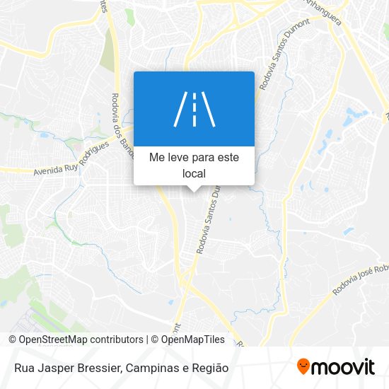 Rua Jasper Bressier mapa