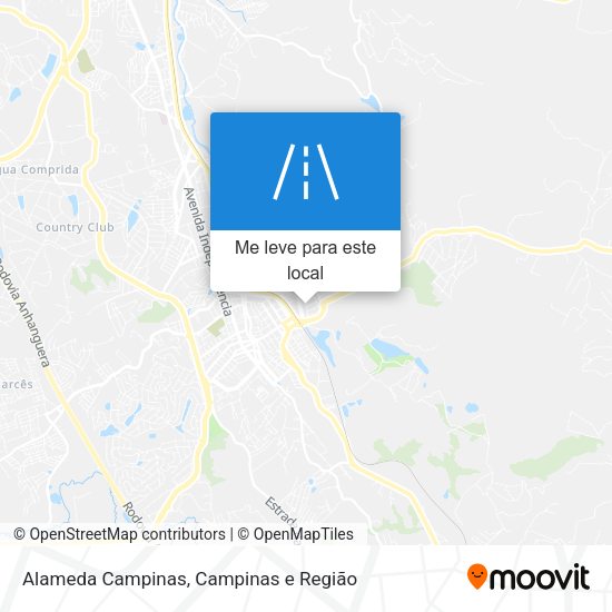 Alameda Campinas mapa