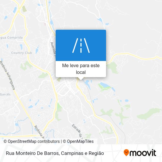 Rua Monteiro De Barros mapa