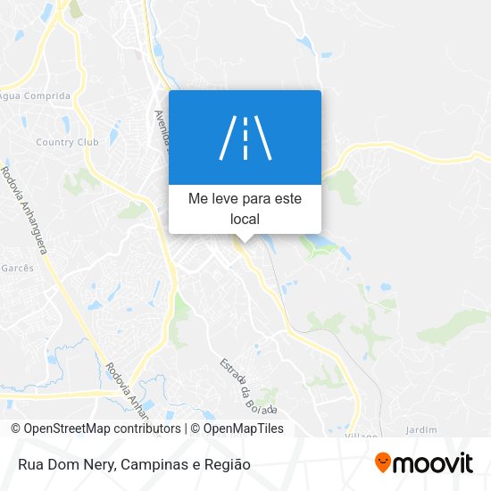 Rua Dom Nery mapa