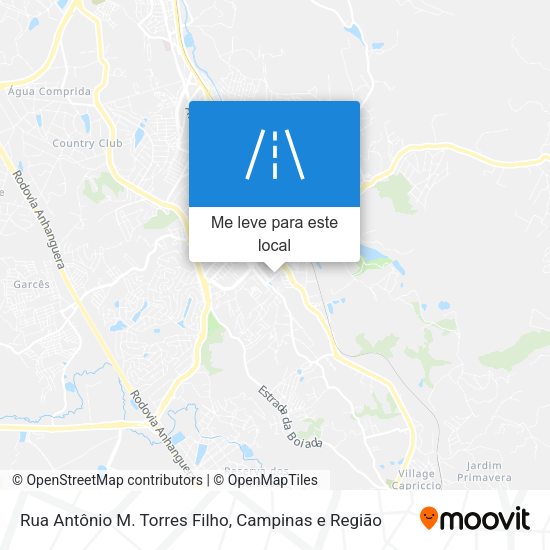 Rua Antônio M. Torres Filho mapa