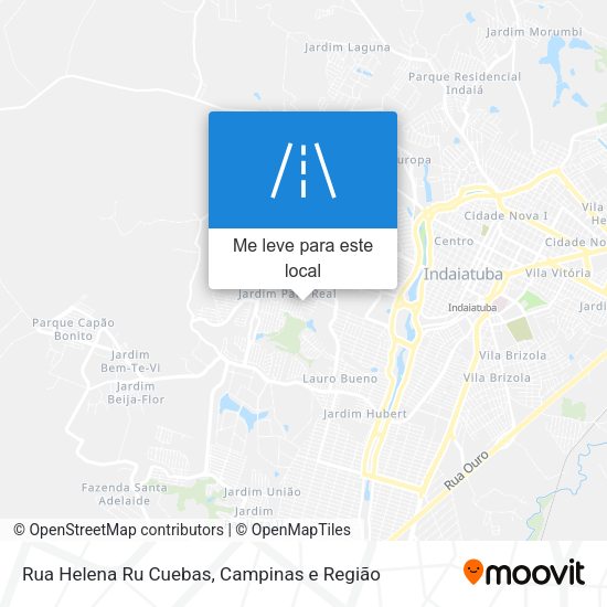 Rua Helena Ru Cuebas mapa