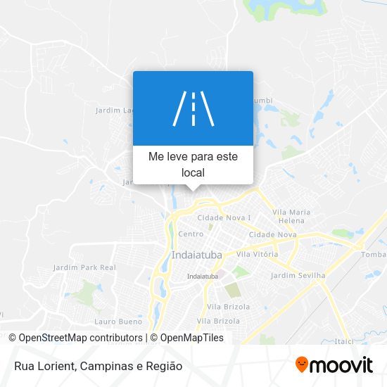 Rua Lorient mapa