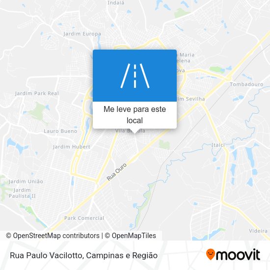 Rua Paulo Vacilotto mapa