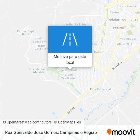 Rua Genivaldo José Gomes mapa