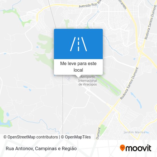 Rua Antonov mapa