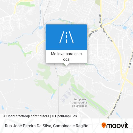 Rua José Pereira Da Silva mapa
