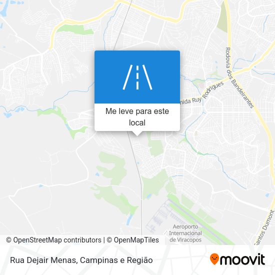 Rua Dejair Menas mapa